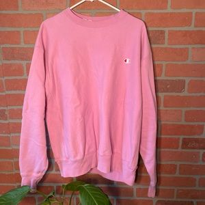 Champion pink crew neck size XL